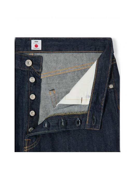 Edwin Blue Loose Fit Jeans for men