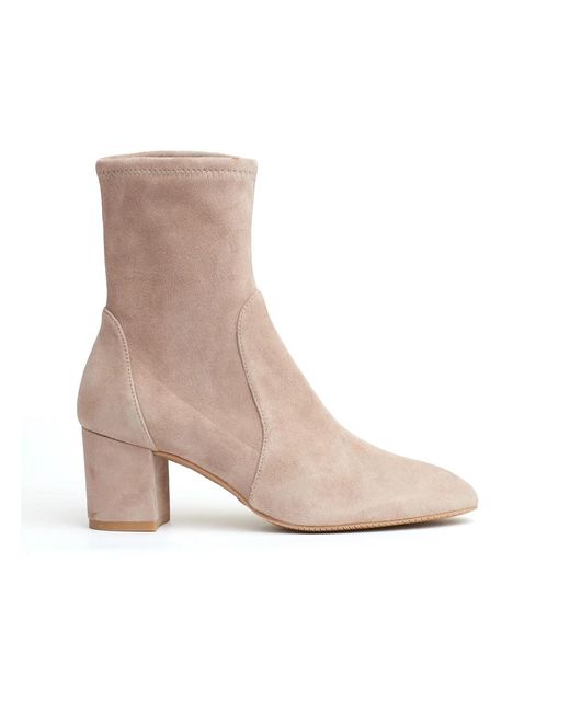 Stuart Weitzman Natural Heeled Boots