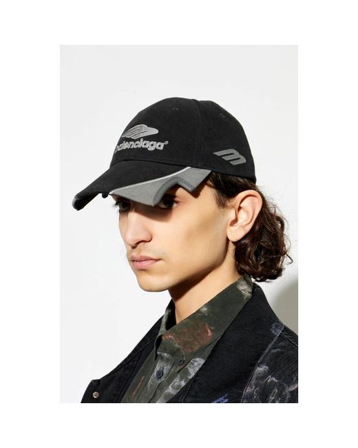 Balenciaga Black Caps for men