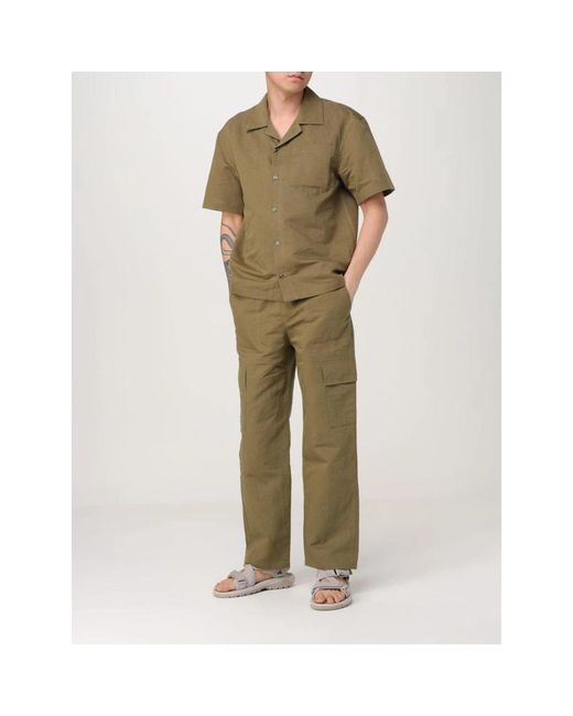 Colmar Broeken ,Groen ,Linnen Linnen Cargo Broek Met Koord in het Green voor heren