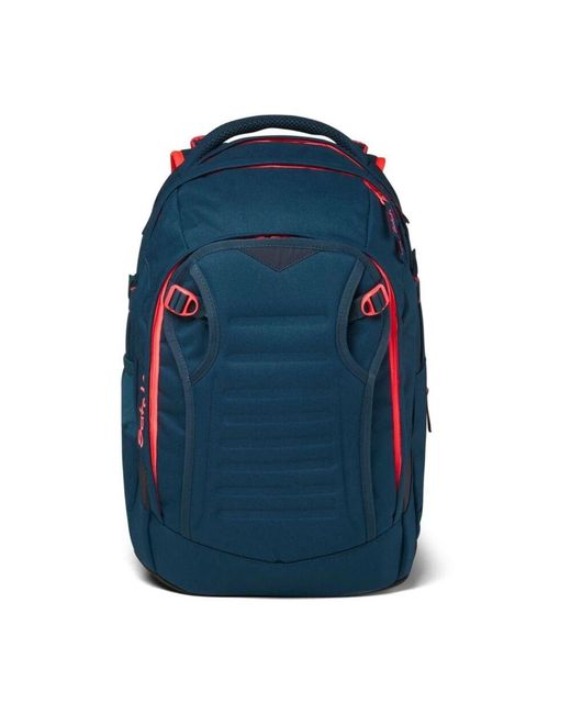 Satch Blue Ergonomischer Eco Rucksack Blau