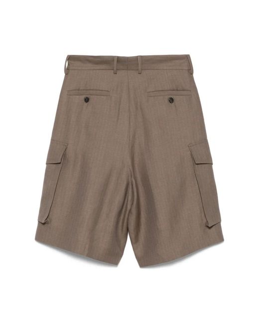Dries Van Noten Gray Casual Shorts for men