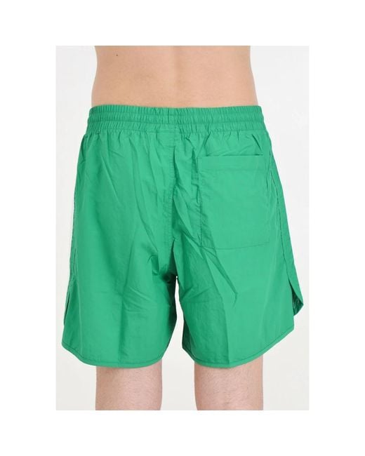 Adidas Originals Grüne beachwear-shorts sprinter-stil in Green für Herren