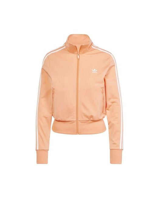 Adidas Originals Pink Klassischer Firebird Reißverschluss Pullover