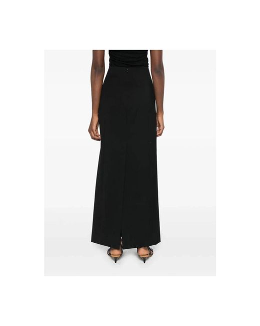Wardrobe NYC Rokken ,Zwart ,Wol Zwarte Column Rok in het Black