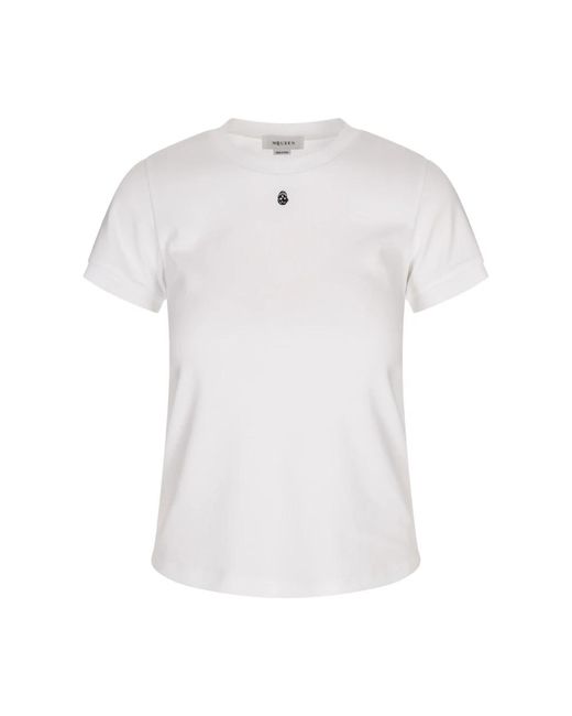 McQueen White T-Shirts