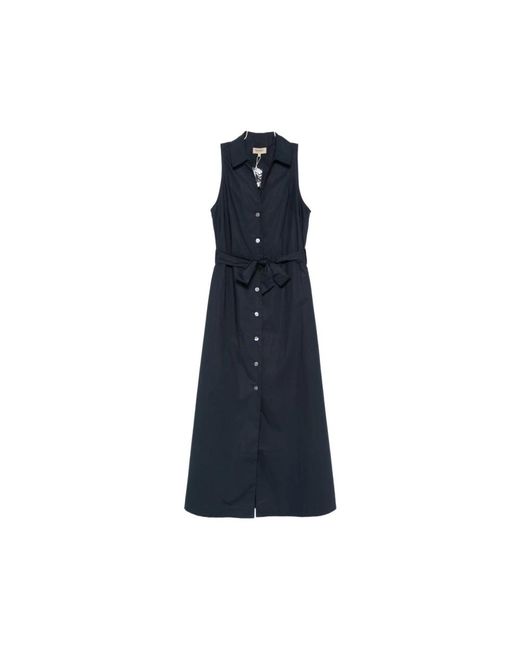 Woolrich Blue Shirt Dresses