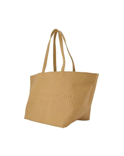 Alexander Wang Natural Leder Shopper Tasche