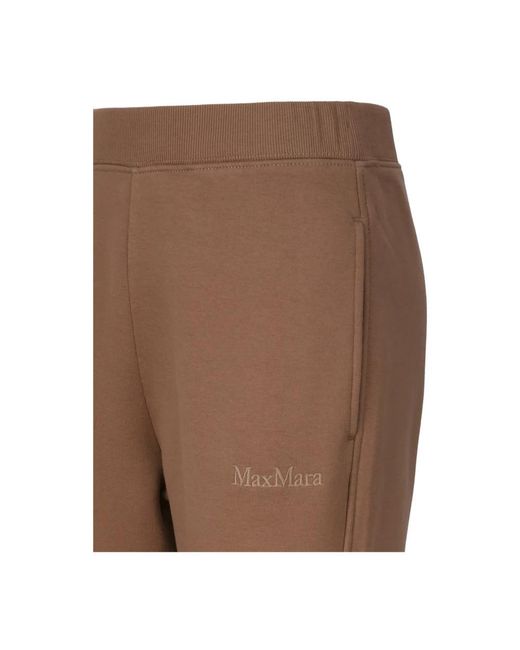 Max Mara Brown Sweatpants