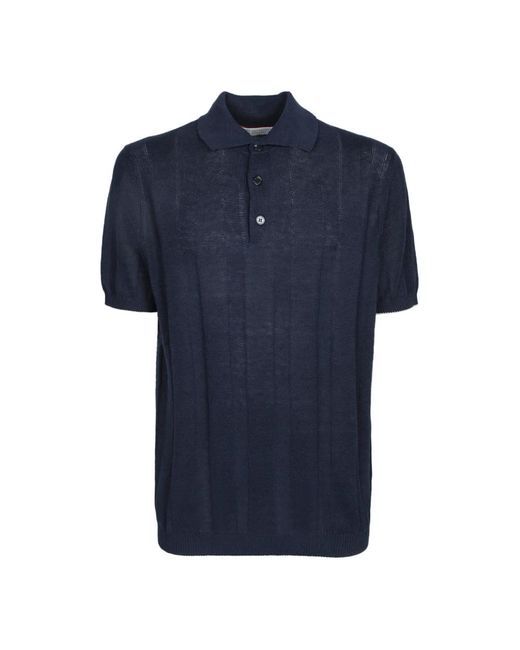 Polo Shirts Brunello Cucinelli de hombre de color Blue