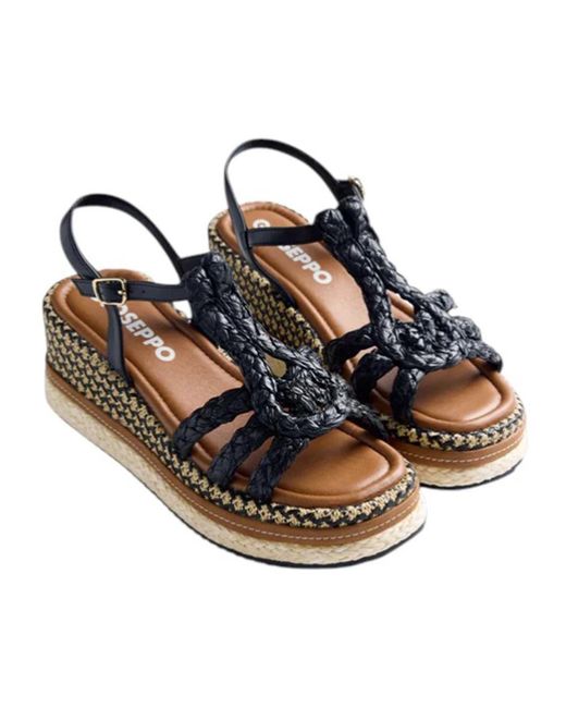 Gioseppo Black Wedges