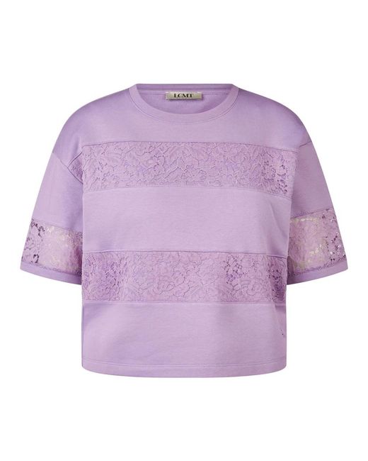 Le Comte Tops ,Paars ,T-Shirt in het Purple