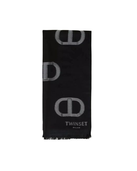 Twinset Black Ovale Fantasie Stola Art. 242Ta4080