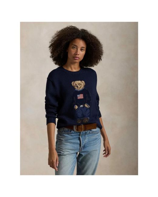 Polo Ralph Lauren Blue Round-Neck Knitwear