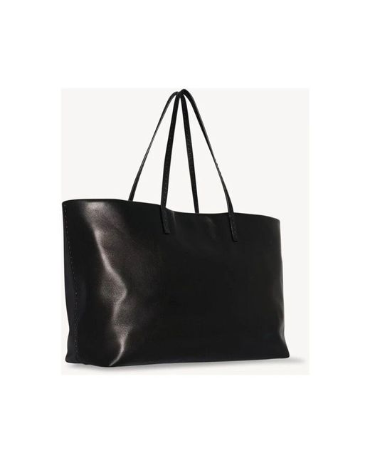 The Row Black Schwarze Nuance Tote Tasche