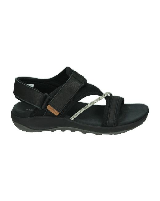 Merrell Schoenen ,Zwart ,Leer Terran 4 in het Black