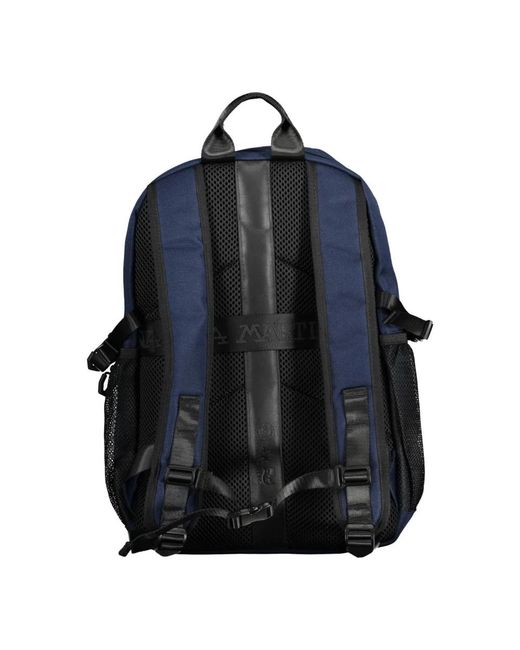 La Martina Blue Backpacks for men