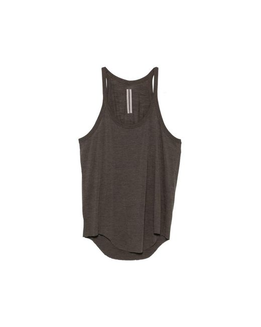 Rick Owens Brown Sleeveless Tops for men
