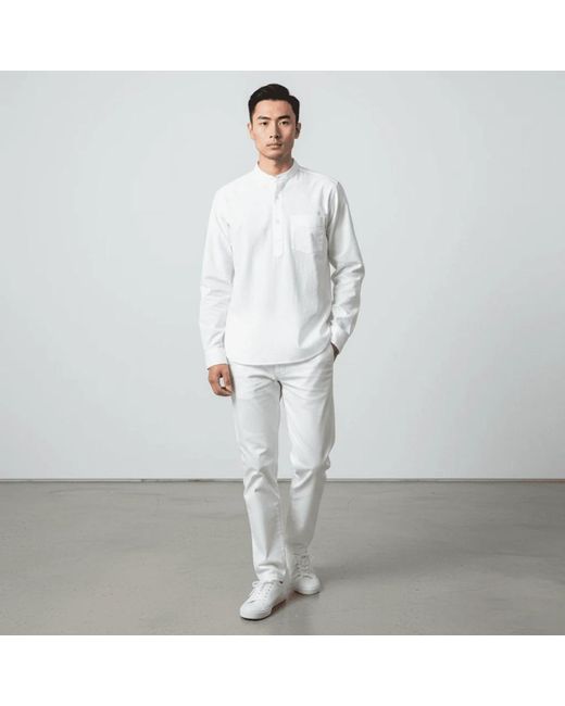 Aspesi White Casual Shirts for men
