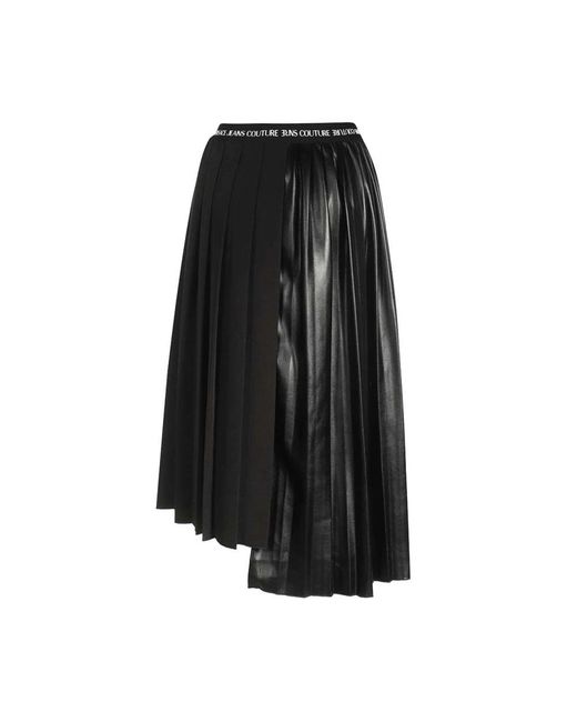 Versace Jeans Couture Black Midi Skirts