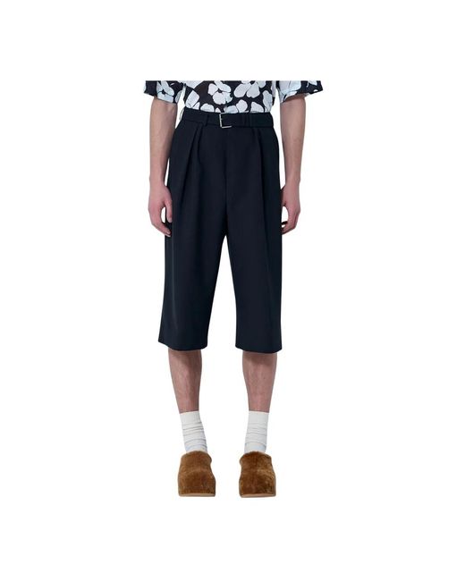 Dries Van Noten Blue Bermudas for men