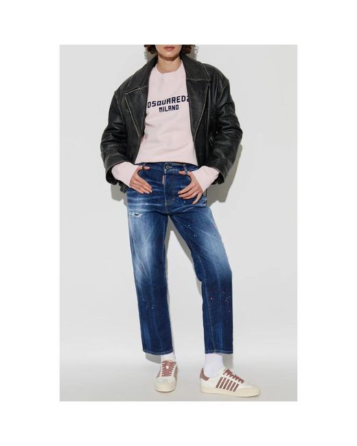 Straight Jeans DSquared² de color Blue