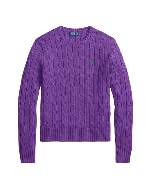 Ralph Lauren Purple Round-Neck Knitwear