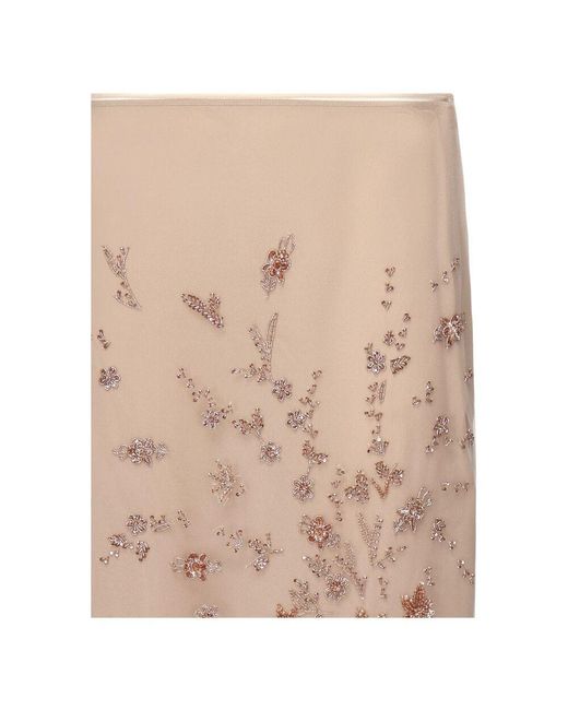 Midi Skirts Fendi de color Natural