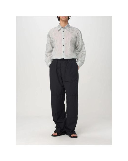 Dries Van Noten Casual Shirts in het Gray voor heren