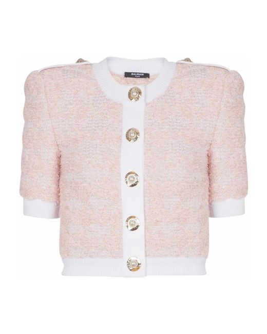 Balmain Pink Cardigans