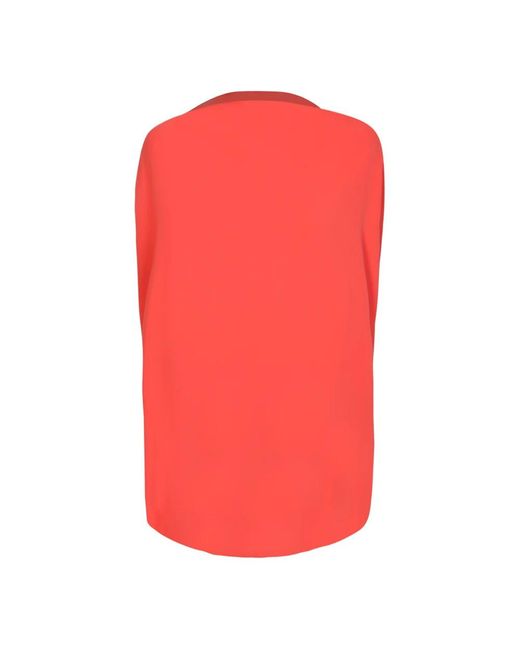 MM6 by Maison Martin Margiela Red Blouses