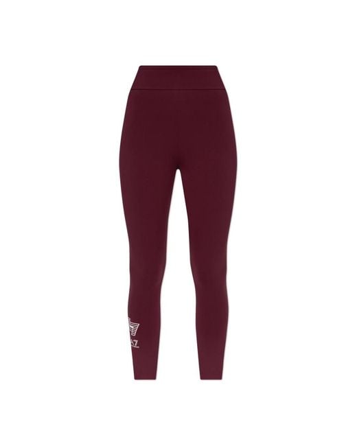 EA7 Red Leggings