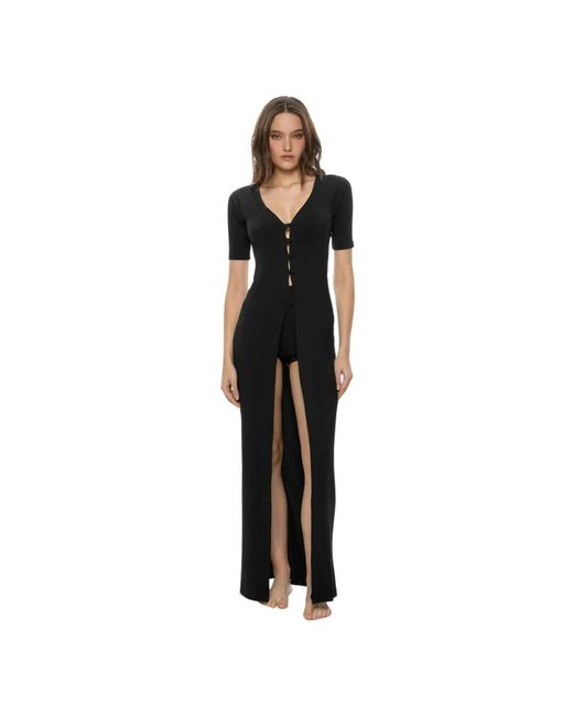 ME FUI Black Maxi Dresses