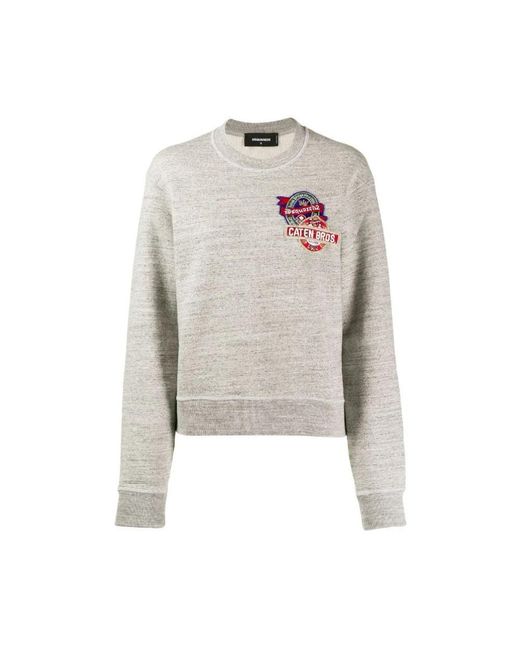DSquared² Gray Sweatshirts
