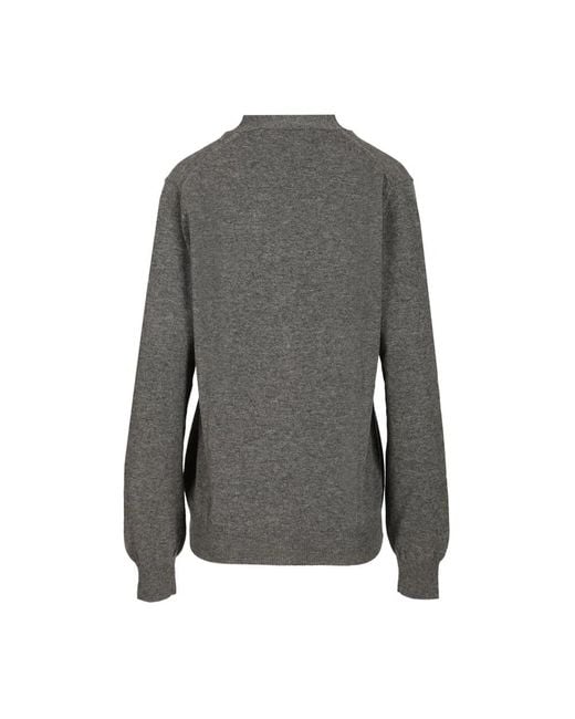 COMME DES GARÇONS PLAY Gray Cardigans for men