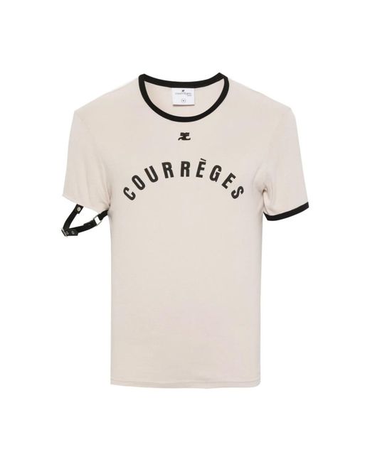 Courreges Natural T-Shirts for men