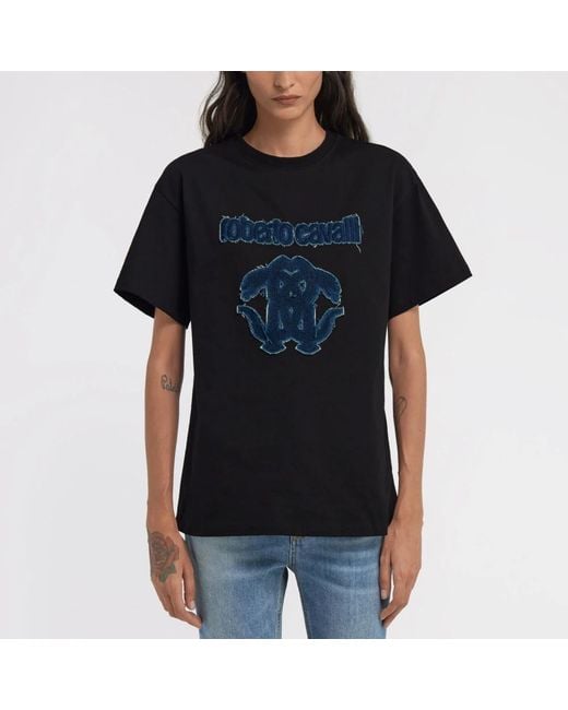 Roberto Cavalli Black T-Shirts