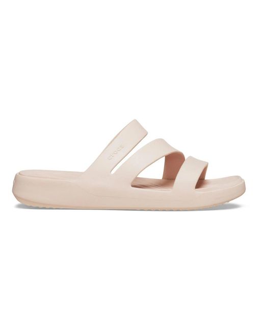 CROCSTM Pink Sliders