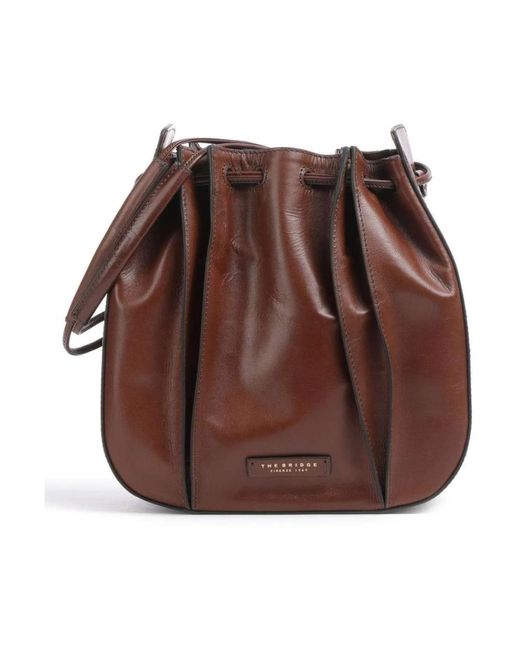 The Bridge Brown Bucket Bags