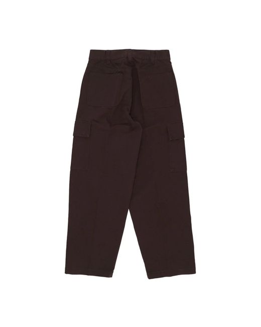 Obey Black Straight Trousers for men