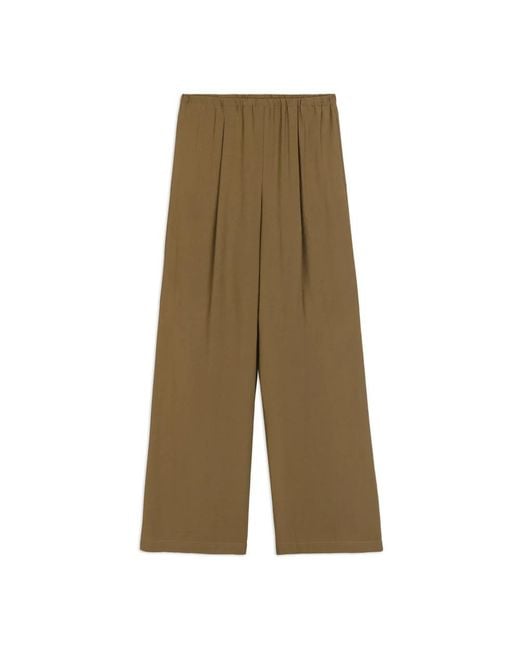 Alysi Green Wide Trousers