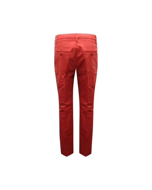 Dondup Red Chinos