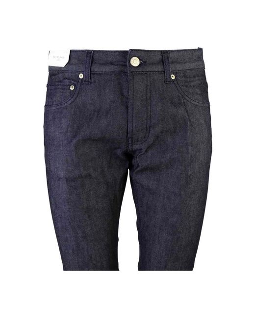 Entre Amis Blue Cropped Jeans for men