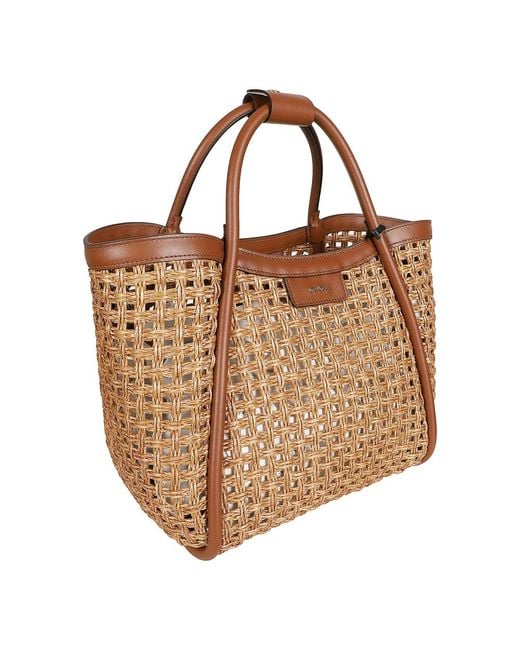 Max Mara Brown Tote Bags