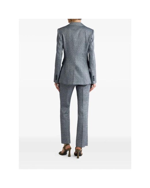 Etro Jassen ,Blauw ,Jas in het Blue