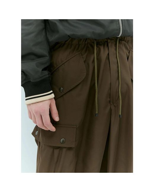 Trousers > wide trousers Dries Van Noten pour homme en coloris Green