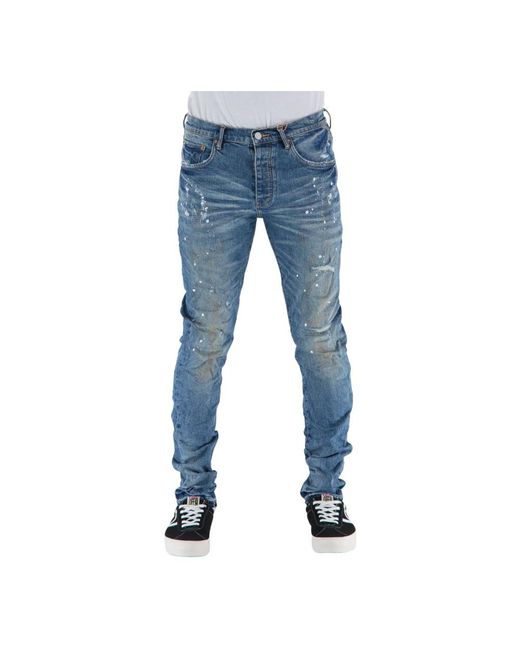 Purple Brand Slim fit denim jeans in Blue für Herren