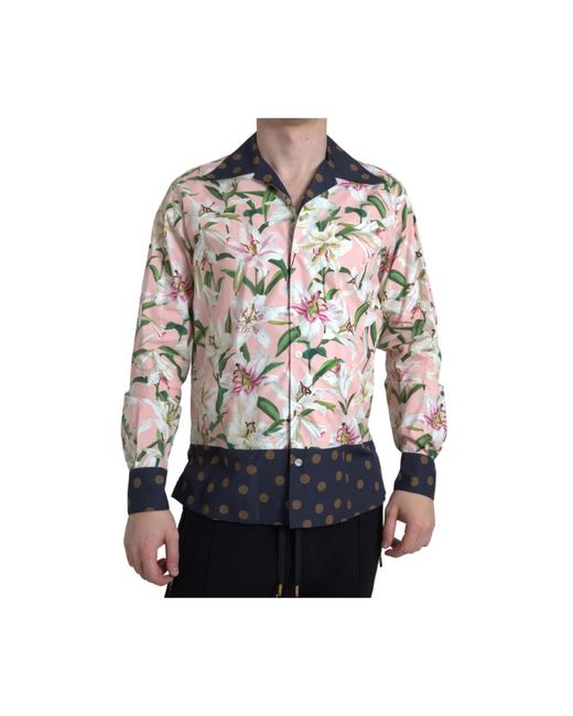 Dolce & Gabbana Multicolor Casual Shirts for men