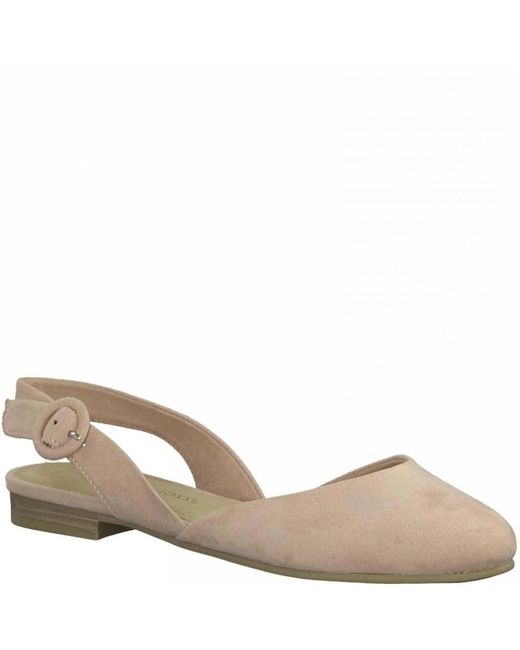Marco Tozzi Natural Flat Sandals
