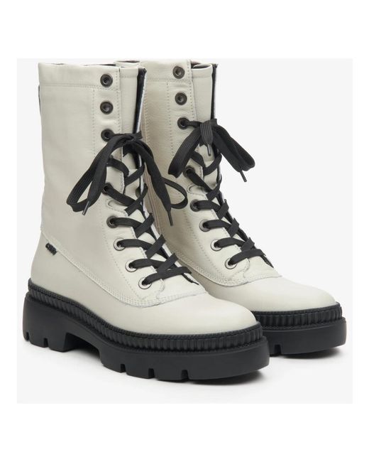 ESTRO Natural Lace-Up Boots